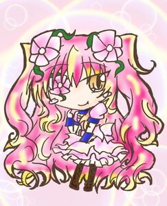 Rating: Safe Score: 0 Tags: 1girl blonde_hair boots chibi dress flower gradient_hair hair_flower hijiri_byakuren image jewelry kirakishou layered_dress long_hair lotus multicolored multicolored_hair puffy_sleeves purple_hair solo white_dress yellow_eyes User: admin