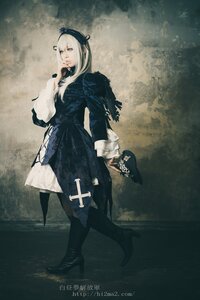 Rating: Safe Score: 0 Tags: 1girl bangs black_dress black_footwear blonde_hair boots dress full_body high_heel_boots high_heels holding long_hair long_sleeves looking_at_viewer solo standing suigintou User: admin