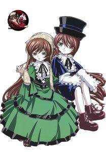 Rating: Safe Score: 0 Tags: 2girls brown_hair dress frills full_body green_dress green_eyes hat heterochromia image long_hair long_sleeves looking_at_viewer multiple_girls pair red_eyes short_hair siblings sisters souseiseki suiseiseki top_hat twins very_long_hair white_background User: admin
