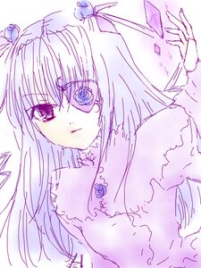 Rating: Safe Score: 0 Tags: 1girl barasuishou bare_shoulders blue_flower blue_rose dress flower image long_hair rose solo wedding_dress User: admin