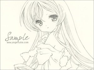 Rating: Safe Score: 0 Tags: 1girl bangs bare_shoulders black_border blush border eyebrows_visible_through_hair fur_trim greyscale image long_hair looking_at_viewer looking_back monochrome off_shoulder simple_background solo suiseiseki traditional_media upper_body white_background User: admin