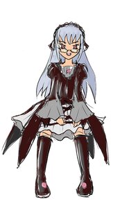 Rating: Safe Score: 0 Tags: 1girl boots full_body glasses image knee_boots long_hair long_sleeves looking_at_viewer open_mouth pigeon-toed red_eyes silver_hair simple_background solo suigintou white_background User: admin