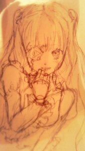 Rating: Safe Score: 0 Tags: 1girl frills hair_ornament image kirakishou long_hair monochrome sketch solo souryuu_asuka_langley User: admin