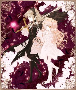 Rating: Safe Score: 0 Tags: 2girls blonde_hair boots dress flower hairband high_heel_boots high_heels image kirakishou long_hair long_sleeves multiple_girls pair petals rose suigintou thigh_boots thighhighs wings yellow_eyes User: admin