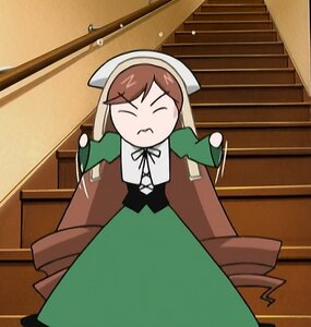 Rating: Safe Score: 0 Tags: 1girl >_< apron brown_hair chibi closed_eyes door head_scarf image long_hair skirt solo suiseiseki User: admin