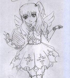 Rating: Safe Score: 0 Tags: 1girl angel_wings dress greyscale hair_ornament image long_hair looking_at_viewer monochrome one_side_up smile solo standing suigintou wings User: admin