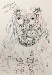 Rating: Safe Score: 0 Tags: 2girls barasuishou bare_shoulders doll_joints dress elbow_gloves eyepatch flower gloves green_eyes hair_ornament hat image kirakishou long_hair multiple_girls pair ribbon rose very_long_hair wavy_hair yellow_eyes User: admin