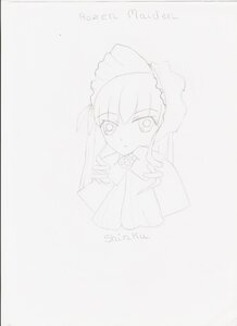 Rating: Safe Score: 0 Tags: 1girl auto_tagged blush dress drill_hair image long_hair looking_at_viewer monochrome shinku solo striped striped_background vertical_stripes User: admin