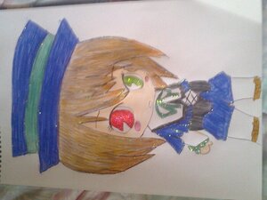 Rating: Safe Score: 0 Tags: blonde_hair blue_headwear brown_hair buttons green_eyes hat image marker_(medium) photo red_eyes short_hair solo souseiseki traditional_media User: admin