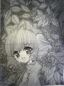 Rating: Safe Score: 0 Tags: 1girl blush flower green_theme hinaichigo image leaf looking_at_viewer monochrome open_mouth plant smile solo traditional_media vines User: admin