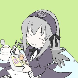 Rating: Safe Score: 0 Tags: 1girl animated animated_gif bento black_hair black_hairband black_wings chopsticks eating food food_art food_on_face green_background hairband image lolita_hairband long_hair long_sleeves lowres rozen_maiden simple_background solo suigintou teacup wings User: admin
