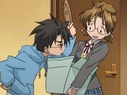 Rating: Safe Score: 0 Tags: 1boy 1girl black_hair brown_hair glasses human image jacket kita_high_school_uniform long_sleeves pair sakurada_jun sakurada_nori school_uniform screenshot User: admin