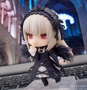 Rating: Safe Score: 0 Tags: 1girl 3d auto_tagged bangs black_dress black_ribbon black_wings blurry blurry_background blurry_foreground boots chibi depth_of_field doll dress eyebrows_visible_through_hair feathered_wings figure hairband lolita_fashion lolita_hairband long_hair long_sleeves looking_at_viewer photo red_eyes smile solo standing suigintou wings User: admin