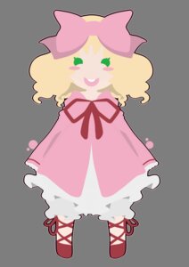 Rating: Safe Score: 0 Tags: 1girl blonde_hair full_body hinaichigo image open_mouth outline pink_bow pink_dress short_hair smile solo standing transparent_background white_outline User: admin
