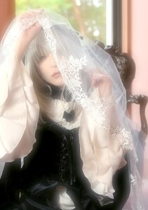 Rating: Safe Score: 0 Tags: 1girl dress lace lace_trim lips solo suigintou upper_body veil User: admin