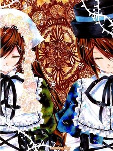 Rating: Safe Score: 0 Tags: 2girls brown_hair closed_eyes dress flower frills hat image lace multiple_girls pair ribbon rose short_hair siblings sisters souseiseki suiseiseki tears twins User: admin