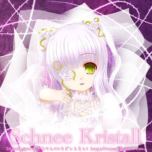 Rating: Safe Score: 0 Tags: 1girl album_cover dress eyepatch flower frills hair_flower hair_ornament image kirakishou long_hair rose solo twintails veil white_flower white_rose User: admin