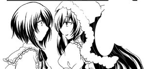 Rating: Safe Score: 0 Tags: 2girls greyscale haco_img image long_hair monochrome multiple_girls nishizumi_maho pair short_hair smile souseiseki suiseiseki yuri User: admin