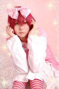 Rating: Safe Score: 0 Tags: 1girl bow green_eyes hair_bow heterochromia lips long_sleeves looking_at_viewer pantyhose realistic red_hair sitting solo souseiseki sparkle star_(symbol) striped striped_legwear User: admin