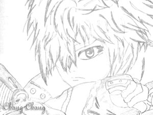 Rating: Safe Score: 0 Tags: 1boy closed_mouth greyscale hair_over_one_eye image looking_at_viewer monochrome short_hair solo suigintou twitter_username white_background User: admin