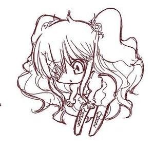 Rating: Safe Score: 0 Tags: 1girl :o auto_tagged boots chibi cross-laced_footwear dress full_body hair_ornament image kirakishou long_hair monochrome simple_background solo striped vertical_stripes very_long_hair User: admin