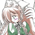 Rating: Explicit Score: 0 Tags: 1girl brown_hair green_eyes image long_sleeves mosaic_censoring pink_hair pixel_art ribbon school_uniform solo suiseiseki upper_body white_shirt User: admin