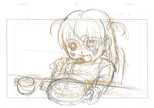 Rating: Safe Score: 0 Tags: 1girl barasuishou eyebrows_visible_through_hair hair_ribbon image monochrome ribbon sketch solo traditional_media User: admin