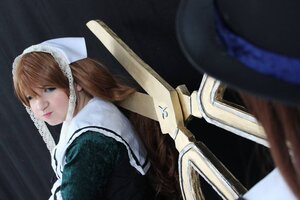 Rating: Safe Score: 0 Tags: 1girl 3d blurry brown_hair depth_of_field lips long_hair long_sleeves looking_at_viewer maid photo solo suiseiseki User: admin