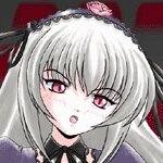 Rating: Safe Score: 0 Tags: 1girl bangs black_dress blush dress eyebrows_visible_through_hair image long_hair looking_at_viewer mosaic_censoring open_mouth red_eyes silver_hair solo suigintou virtual_youtuber User: admin