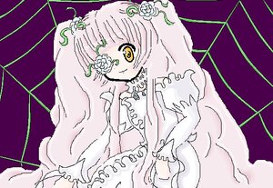 Rating: Safe Score: 0 Tags: 1girl auto_tagged dress flower image kirakishou long_hair oekaki smile solo white_hair yellow_eyes User: admin