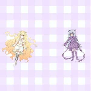 Rating: Safe Score: 0 Tags: 2girls argyle argyle_background argyle_legwear barasuishou blonde_hair boots bow checkered checkered_background checkered_floor chess_piece dress image kirakishou long_hair multiple_girls pair plaid_background standing thigh_boots thighhighs tile_floor tiles very_long_hair yellow_eyes zettai_ryouiki User: admin