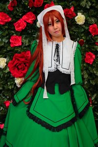 Rating: Safe Score: 0 Tags: 1girl dress flower hood lips long_hair pink_rose purple_rose red_flower red_hair red_rose rose solo suiseiseki thorns white_rose yellow_rose User: admin