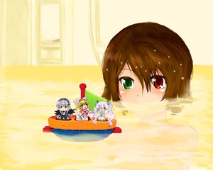 Rating: Safe Score: 0 Tags: 4girls blonde_hair brown_hair green_eyes heterochromia image multiple multiple_girls red_eyes short_hair souseiseki tagme water User: admin