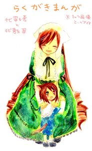 Rating: Safe Score: 0 Tags: 2girls animal_ears closed_eyes dress heterochromia image long_hair monster_girl multiple_girls open_mouth pair siblings sisters smile souseiseki suiseiseki white_background User: admin