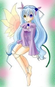Rating: Safe Score: 0 Tags: 1girl barasuishou blue_eyes blue_hair dress full_body heterochromia image long_hair long_sleeves looking_at_viewer multicolored purple_dress solo very_long_hair User: admin