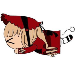 Rating: Safe Score: 0 Tags: 1girl blonde_hair chibi image lying shinku simple_background solo striped white_background |_| User: admin