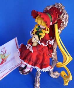 Rating: Safe Score: 0 Tags: 1girl blonde_hair blurry bonnet day doll dress drill_hair frills full_body hat long_hair long_sleeves outdoors photo red_dress shinku shoes sky solo standing twin_drills very_long_hair User: admin