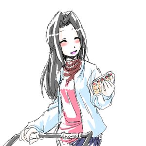 Rating: Safe Score: 0 Tags: 1girl ^_^ blush cake closed_eyes cowboy_shot food human image kakizaki_megu long_hair long_sleeves oekaki open_mouth sketch smile solo strawberry User: admin