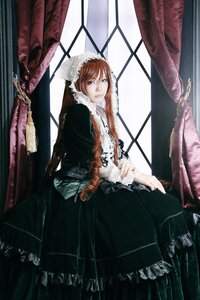 Rating: Safe Score: 0 Tags: 1girl curtains dress frills indoors long_sleeves looking_at_viewer solo standing suiseiseki window User: admin