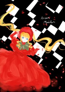Rating: Safe Score: 0 Tags: 1girl argyle argyle_background argyle_legwear blonde_hair blue_eyes board_game bow checkered checkered_background checkered_floor checkered_kimono checkered_skirt chess_piece copyright_name dress floor flower image long_hair lying on_back on_floor perspective petals red_dress reflection rose rose_petals shinku solo tile_floor tile_wall tiles twintails vanishing_point User: admin