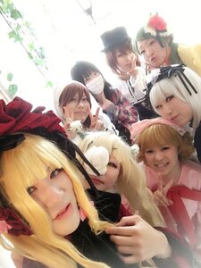 Rating: Safe Score: 0 Tags: 6+girls 91076 blonde_hair blue_eyes bow bug butterfly flower hair_ornament hat insect lips mini_hat mini_top_hat multiple_boys multiple_cosplay multiple_girls realistic rose short_hair smile tagme top_hat User: admin