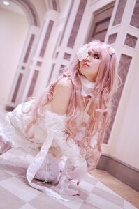 Rating: Safe Score: 0 Tags: 1girl argyle argyle_background argyle_legwear board_game checkered checkered_background checkered_floor chess_piece dress flower frills hair_ornament indoors kirakishou lips long_hair perspective pink_hair realistic sitting solo tile_floor tiles white_dress User: admin