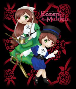 Rating: Safe Score: 0 Tags: 2girls blue_dress brown_hair dress green_dress green_eyes hat heterochromia image long_hair long_sleeves looking_at_viewer multiple_girls open_mouth pair red_eyes scissors short_hair siblings sisters smile souseiseki suiseiseki twins User: admin