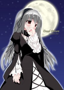 Rating: Safe Score: 0 Tags: 1girl albino arm_at_side auto_tagged backlighting bangs black_dress black_ribbon blush covering_mouth cowboy_shot cross-laced_clothes detached_collar dress eyebrows eyebrows_visible_through_hair frilled_sleeves frills from_below full_moon grey_hair hairband hand_to_own_mouth image juliet_sleeves lace lace-trimmed_collar lace-trimmed_dress lace_trim long_hair long_sleeves looking_away moon night night_sky no_wings pikazo puffy_long_sleeves puffy_sleeves red_eyes ribbon rozen_maiden sky solo standing star_(sky) starry_sky suigintou tears text_focus very_long_hair wings User: admin