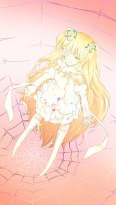Rating: Safe Score: 0 Tags: 1girl auto_tagged blonde_hair dress eyepatch flower hair_flower hair_ornament honeycomb_(pattern) image kirakishou long_hair rose silk smile solo spider_web thighhighs very_long_hair zettai_ryouiki User: admin