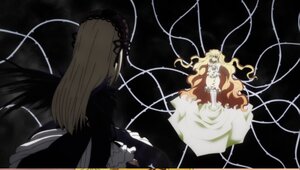Rating: Safe Score: 0 Tags: blonde_hair dress flower frills image kirakishou long_hair multiple_girls rose solo string suigintou very_long_hair white_rose wings User: admin