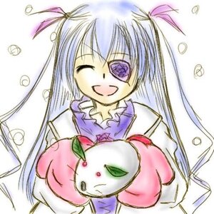 Rating: Safe Score: 0 Tags: 1girl barasuishou blush image long_sleeves o_o open_mouth simple_background smile solo twintails white_background User: admin