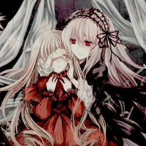 Rating: Safe Score: 0 Tags: 1girl curtains dress hairband image lolita_fashion lolita_hairband long_hair long_sleeves looking_at_viewer pair red_eyes shinku suigintou very_long_hair wings User: admin