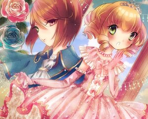 Rating: Safe Score: 0 Tags: 1girl 2girls blonde_hair blue_rose bow dress drill_hair elbow_gloves flower gloves green_eyes heterochromia hinaichigo image jewelry lush necklace pair pink_dress pink_flower pink_rose purple_rose red_eyes red_flower red_rose rose short_hair siblings souseiseki twin_drills white_rose yellow_rose User: admin