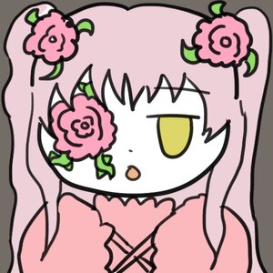 Rating: Safe Score: 0 Tags: 1girl bangs blush eyebrows_visible_through_hair flower grey_background hair_between_eyes image kirakishou leaf long_hair looking_at_viewer pink_flower pink_hair pink_rose simple_background solo yellow_eyes User: admin
